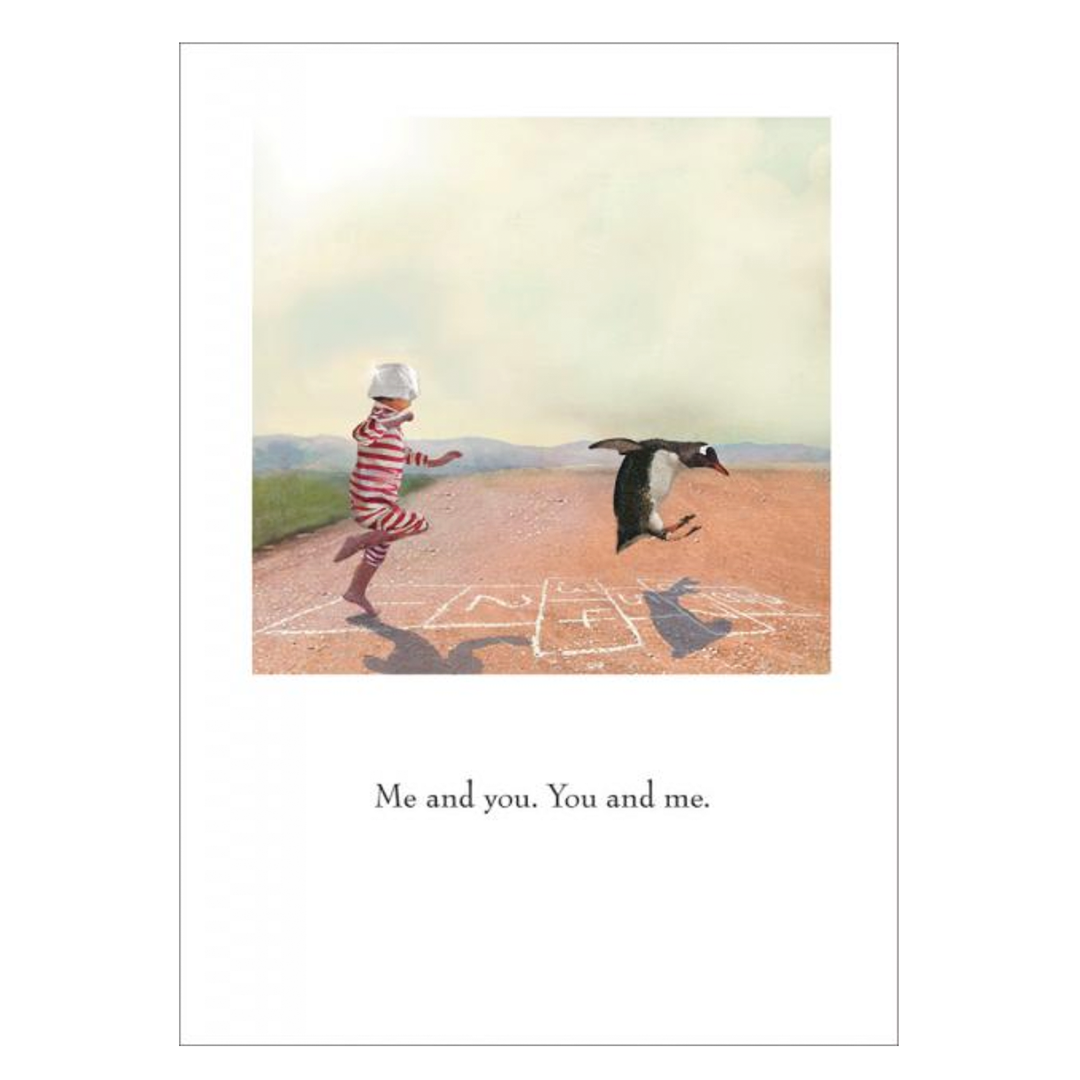 Me and you Blank Greeting card