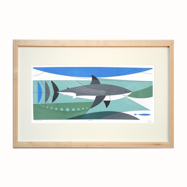 Doug Ross Shark Art print