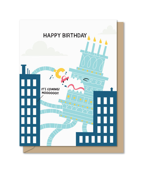 Happy Birthday Cake Greeting card