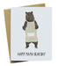 Happy Mama bear day greeting card