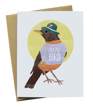 Mama bird mothers day card
