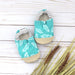 feather baby booties