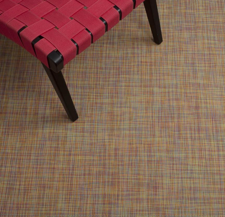 Confetti Mini Basketweave Woven Floor Mat