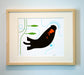 framed sea otter digital art