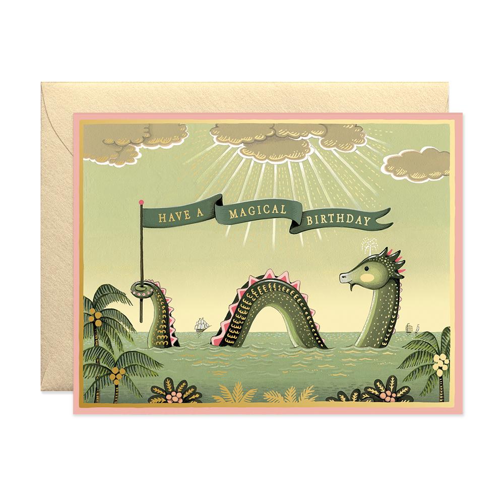 Have a magical birthday dragon greeting card