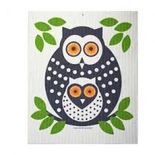 Owl Swedish Dishcloth