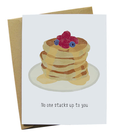 no one stacks up to you greeting card