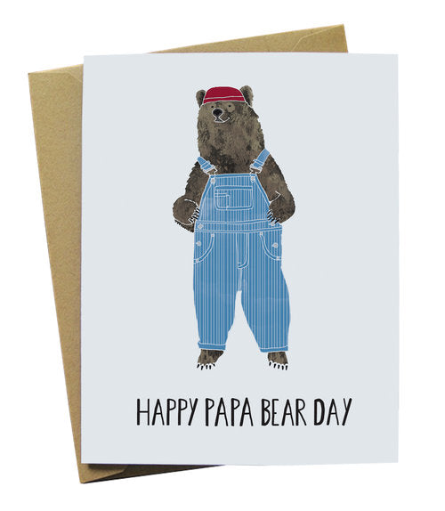 Happy Papa bear day cards