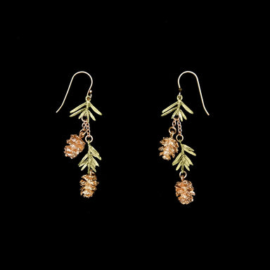 pine needle earrings