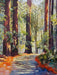 redwood forest trail print