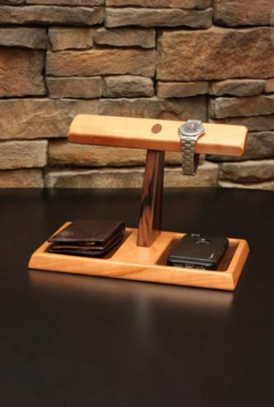 wood watch stand