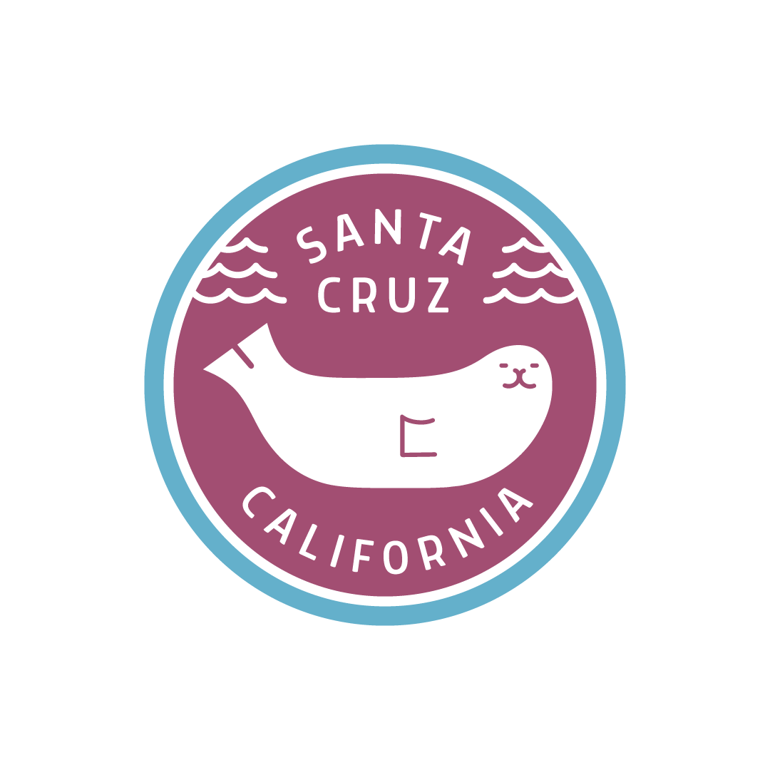 Santa cruz seal Sticker