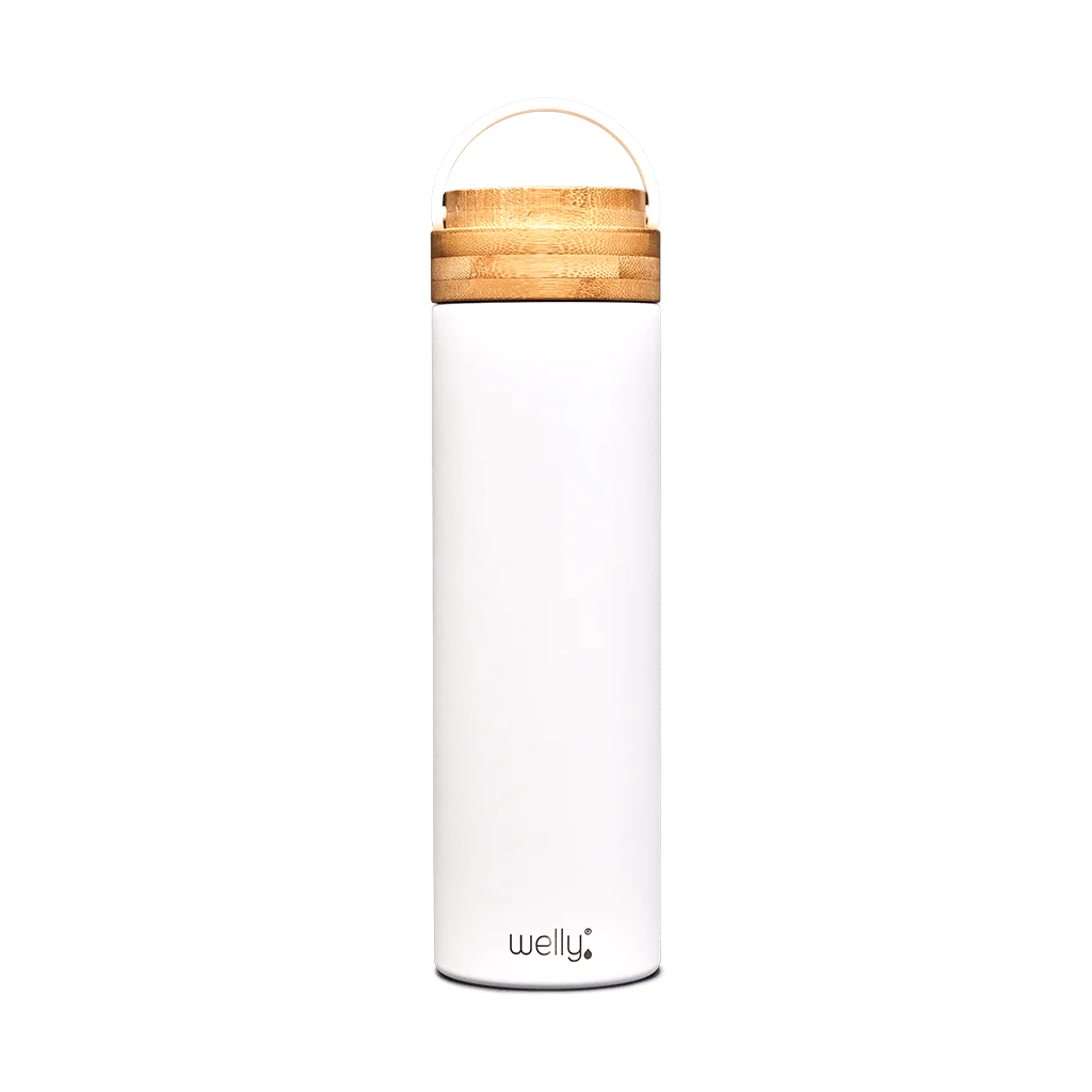 triple-wall copper vacuum insulated bottle  white