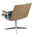modern swivel chair with wood