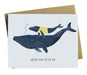 whale come little one greeting card
