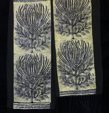 wild weeds silk scarf
