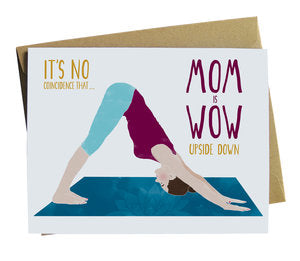 Mom is WOW mothers day card