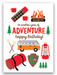 Another year of adventure happy birthday greeting card