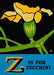 Z is for Zucchini blank greeting card