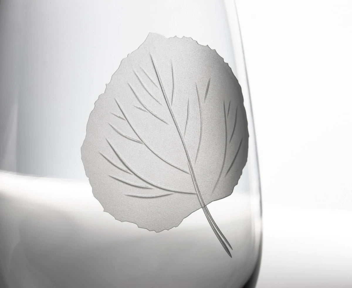 Aspen Leaf Drinkware