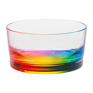 rainbow acrylic bowl