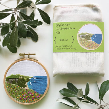 ocean embroidery kit