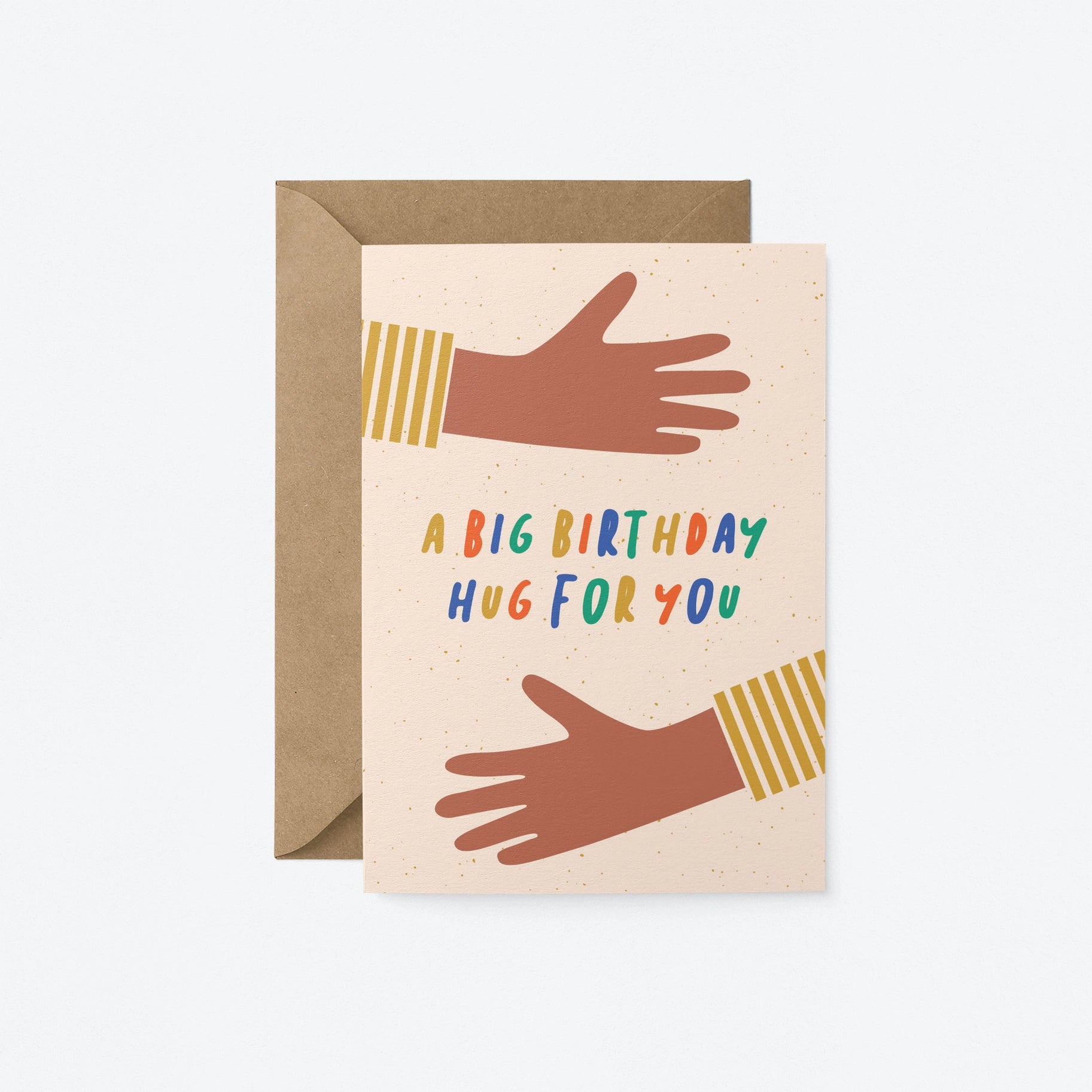 a big birthday hug for you greeting card