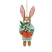 bunny with houseplant felt ornament