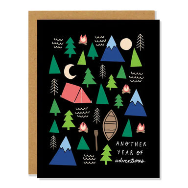 Another year of adventures greeting card