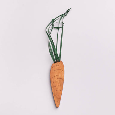 carrot wood ornament