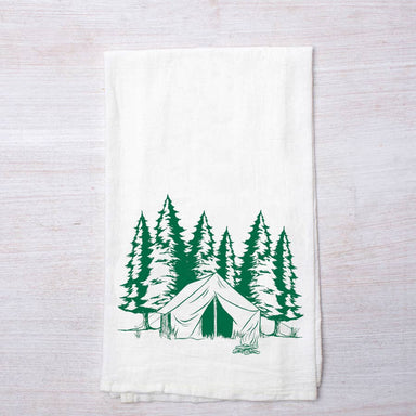 camping tea towel