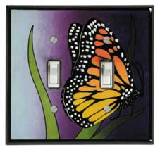 double wide ceramic light switch plate