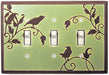 songbird triple wide ceramic light switch plate
