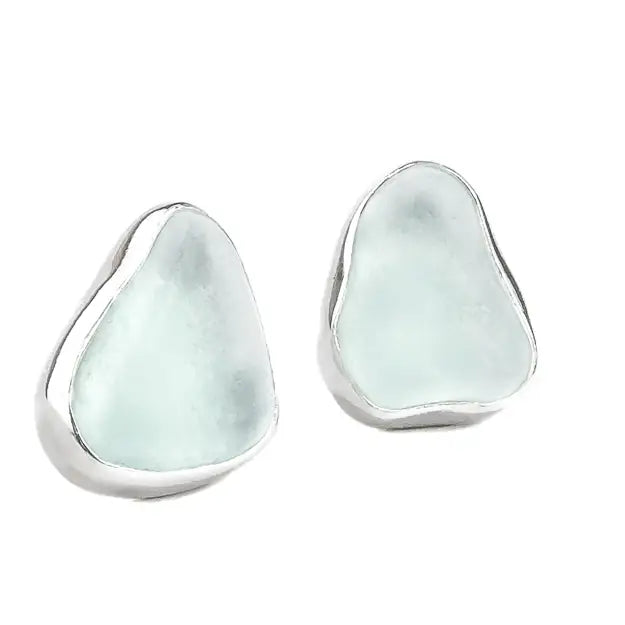 Sea Glass Post Earrings