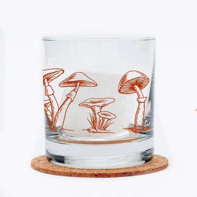 mushroom whiskey glass
