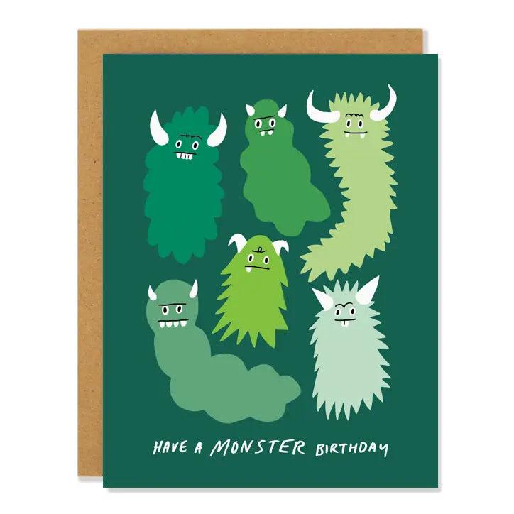 Have a Monster Birthday greeting card