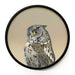 round owl print
