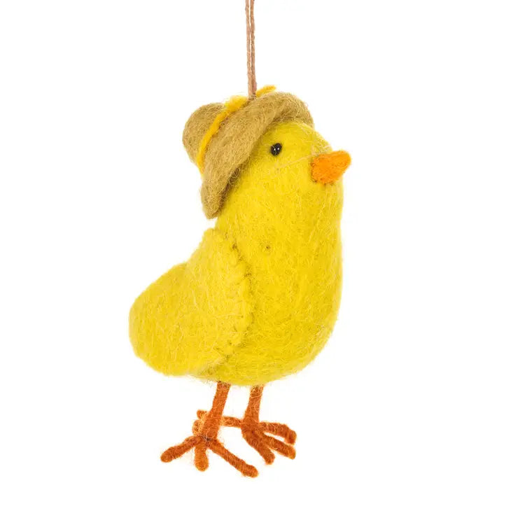 Handmade Felt Chirpy Chicks Hanging Easter