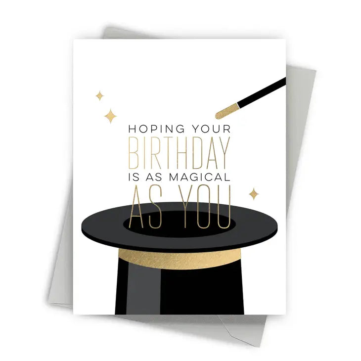 Hoping your birthday is as magical as you greeting card