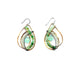 drop gemstone earrings