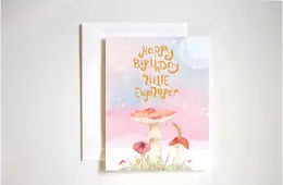 Happy Birthday little explorer greeting card