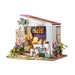 DIY miniature dollhouse garden room