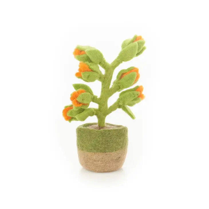 Handmade Felt Happy Houseplants Artificial Plant Cactus