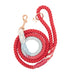 watermelon sugar dog rope leash with charm