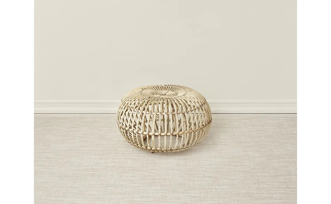 Basketweave Woven Floor Mat | Khaki