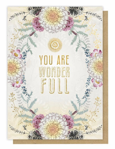 you are wonderfull greeting card