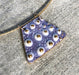 purple Trapezoid sea urchin necklace