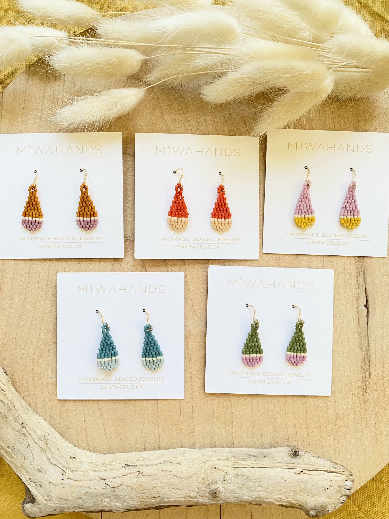 Mini Beaded Earrings — ARTISANS agency