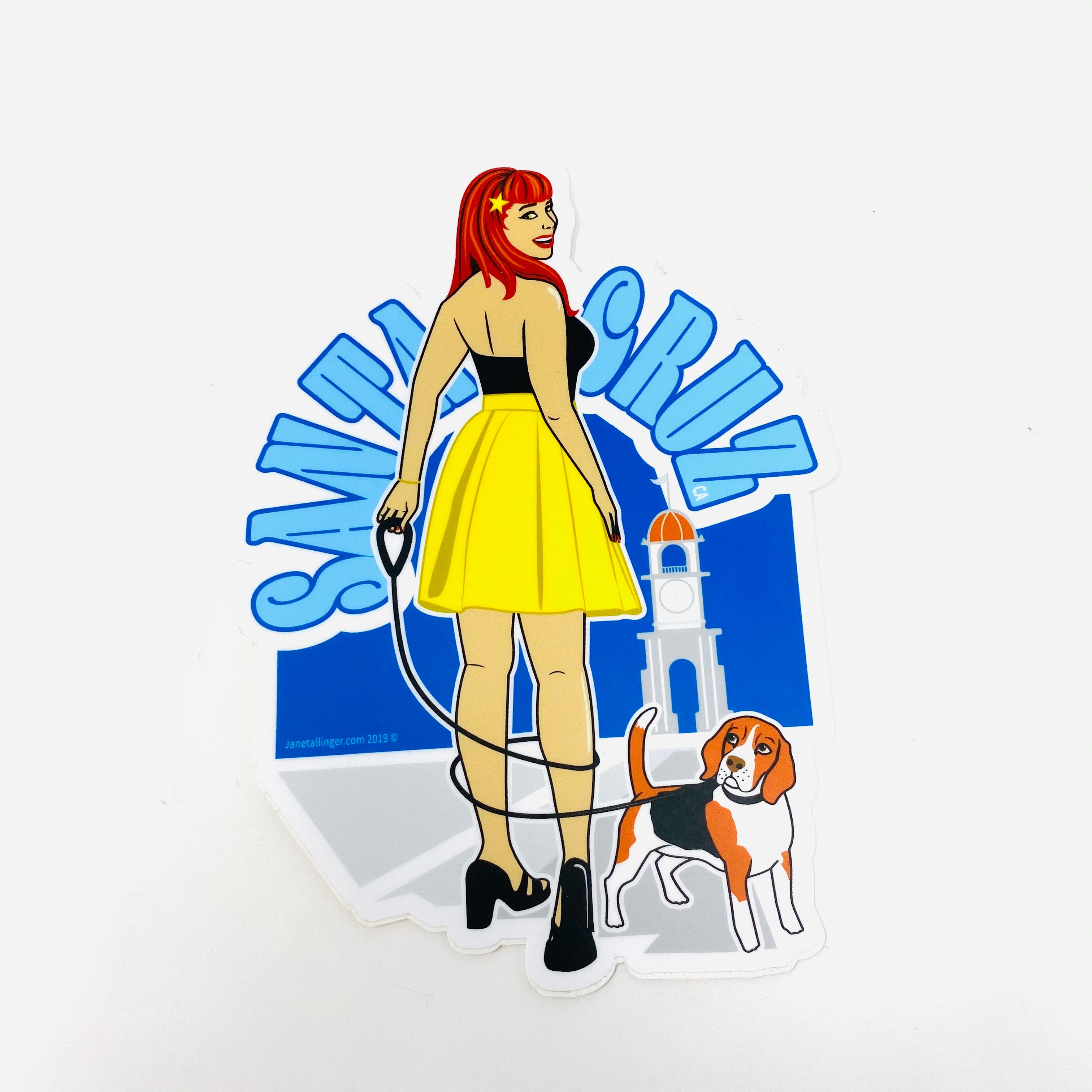pin up girl stickers