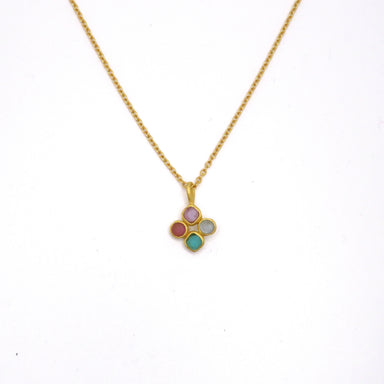 gold drop pendant necklace